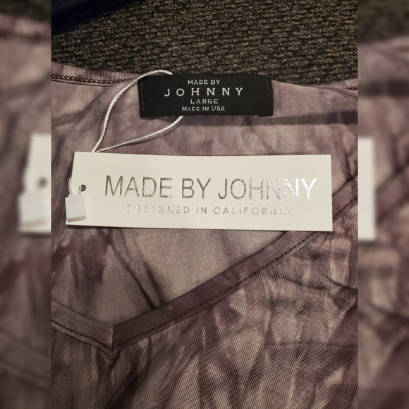 Made By Johnny Tie Dye Top Size L - Picture 4 of 5